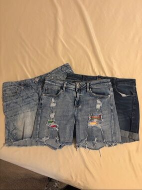 Distressed Denim Shorts Bundle